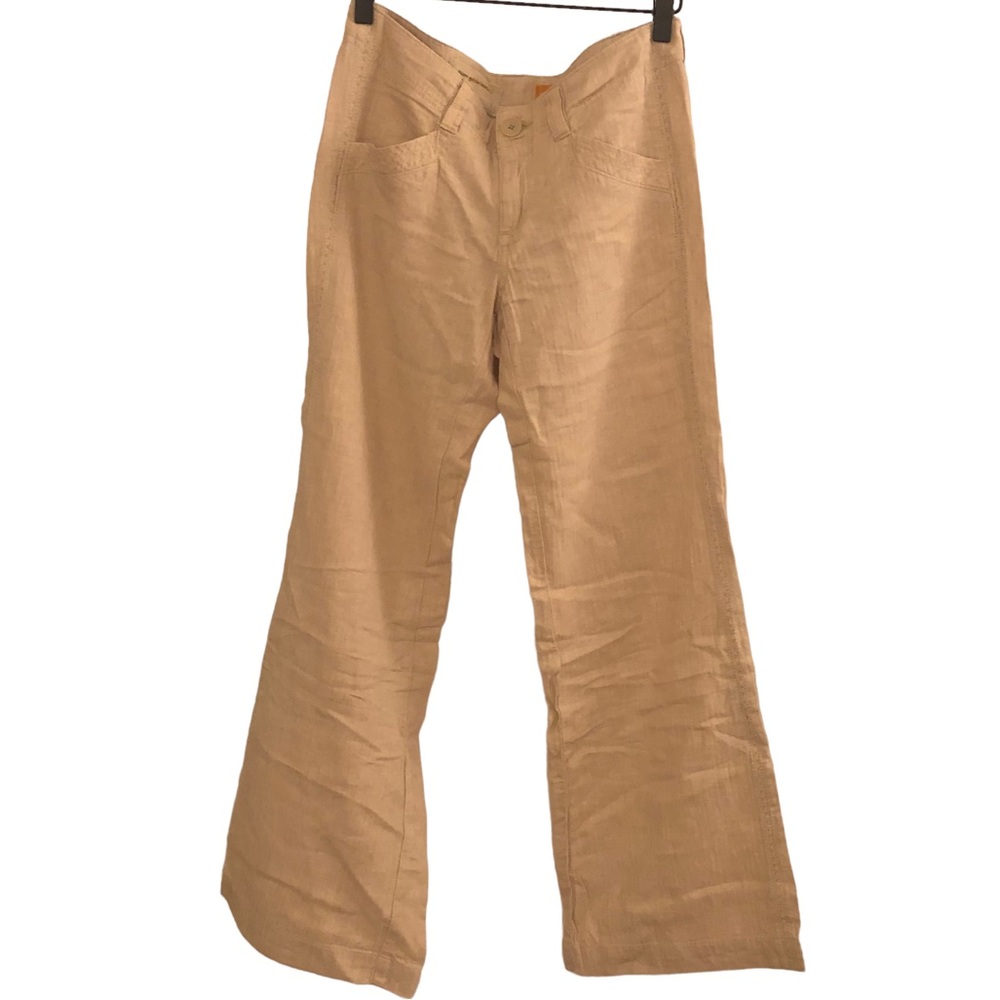 Anthropologie Pilcro Linen Wide Leg pants